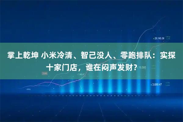掌上乾坤 小米冷清、智己没人、零跑排队：实探十家门店，谁在闷声发财？